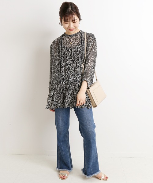 SLOBE IENA（スローブイエナ）の「ダブルフラワージョーゼット