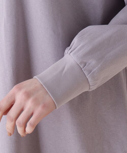 Cutie Blonde（キューティーブロンド）の「◆BIGシルエットバックプリントTシャツワンピ（ワンピース・レディース・ベージュ/パープル/オフホワイト/ブラック・00）」の14枚目の写真