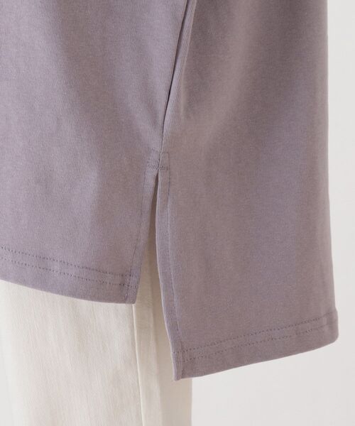 Cutie Blonde（キューティーブロンド）の「◆BIGシルエットバックプリントTシャツワンピ（ワンピース・レディース・ベージュ/パープル/オフホワイト/ブラック・00）」の11枚目の写真