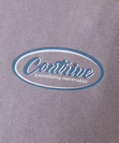 Cutie Blonde（キューティーブロンド）の「◆BIGシルエットバックプリントTシャツワンピ（ワンピース・レディース・ベージュ/パープル/オフホワイト/ブラック・00）」の12枚目の写真