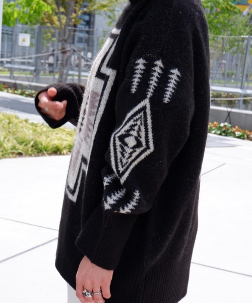 PENDLETON（ペンドルトン）の「PENDLETON/ ペンドルトン　Turtle Neck Pullover タートルネックプルオーバー 1575-6102（ニット/セーター・レディース・ブラック/ホワイト/サックスブルー・FREE）」の12枚目の写真