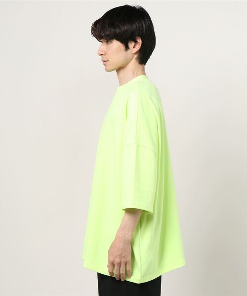 GALLIS ADDICTION（ガリスアディクション）の「GA BIG TEE/ビックシルエット 半袖Tシャツ（Tシャツ/カットソー・メンズ・ホワイト/ブラック/パープル/ライトイエロー/ライトピンク・FREE）」の14枚目の写真