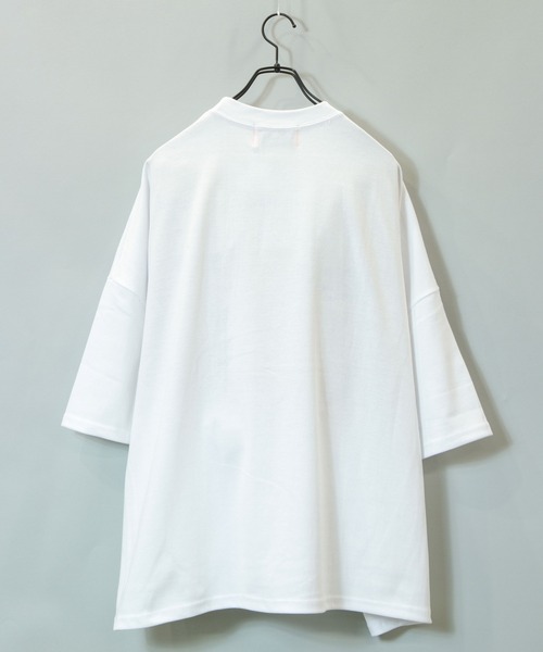 GALLIS ADDICTION（ガリスアディクション）の「GA BIG TEE/ビックシルエット 半袖Tシャツ（Tシャツ/カットソー・メンズ・ホワイト/ブラック/パープル/ライトイエロー/ライトピンク・FREE）」の6枚目の写真