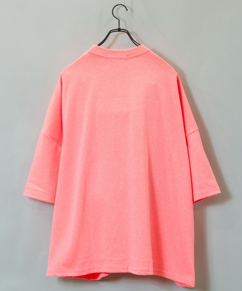 GALLIS ADDICTION（ガリスアディクション）の「GA BIG TEE/ビックシルエット 半袖Tシャツ（Tシャツ/カットソー・メンズ・ホワイト/ブラック/パープル/ライトイエロー/ライトピンク・FREE）」の10枚目の写真