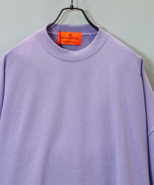 GALLIS ADDICTION（ガリスアディクション）の「GA BIG TEE/ビックシルエット 半袖Tシャツ（Tシャツ/カットソー・メンズ・ホワイト/ブラック/パープル/ライトイエロー/ライトピンク・FREE）」の11枚目の写真