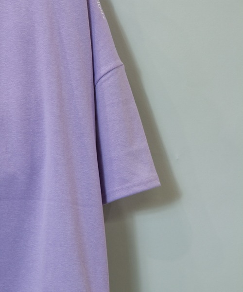 GALLIS ADDICTION（ガリスアディクション）の「GA BIG TEE/ビックシルエット 半袖Tシャツ（Tシャツ/カットソー・メンズ・ホワイト/ブラック/パープル/ライトイエロー/ライトピンク・FREE）」の12枚目の写真