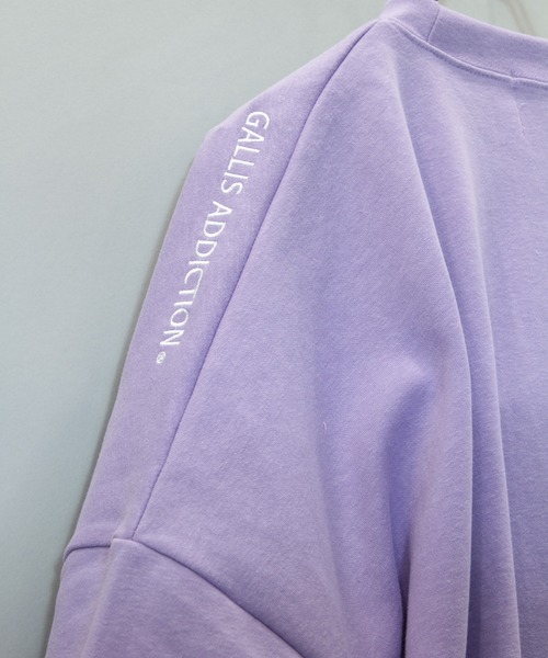 GALLIS ADDICTION（ガリスアディクション）の「GA BIG TEE/ビックシルエット 半袖Tシャツ（Tシャツ/カットソー・メンズ・ホワイト/ブラック/パープル/ライトイエロー/ライトピンク・FREE）」の13枚目の写真