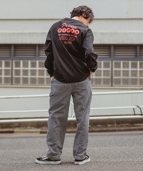 CIAOPANIC TYPY（チャオパニックティピー）の「PrimePIZZAロングスリーブプリントTee（Tシャツ/カットソー・メンズ・ホワイト/ブラック/グレー・MEDIUM/LARGE/X-LARGE）」の14枚目の写真