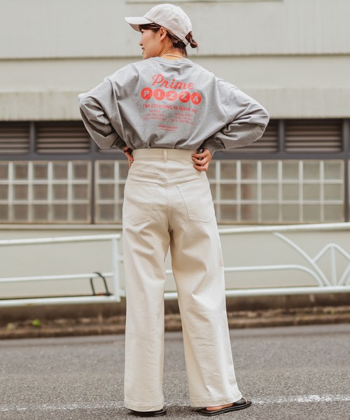 CIAOPANIC TYPY（チャオパニックティピー）の「PrimePIZZAロングスリーブプリントTee（Tシャツ/カットソー・メンズ・ホワイト/ブラック/グレー・MEDIUM/LARGE/X-LARGE）」の8枚目の写真