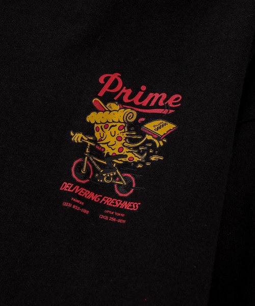 CIAOPANIC TYPY（チャオパニックティピー）の「PrimePIZZAロングスリーブプリントTee（Tシャツ/カットソー・メンズ・ホワイト/ブラック/グレー・MEDIUM/LARGE/X-LARGE）」の4枚目の写真