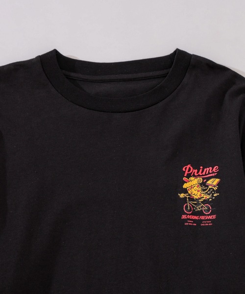 CIAOPANIC TYPY（チャオパニックティピー）の「PrimePIZZAロングスリーブプリントTee（Tシャツ/カットソー・メンズ・ホワイト/ブラック/グレー・MEDIUM/LARGE/X-LARGE）」の7枚目の写真