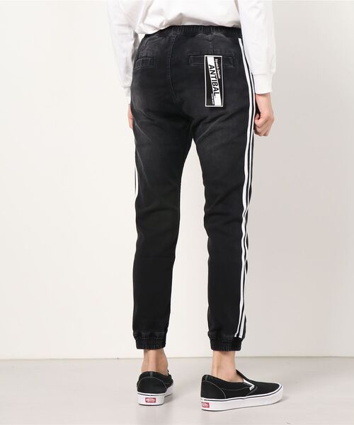 ANTIBAL（アンティバル）の「ANTIBALLISTIC/アンティバル　デニムジョガー ラインパンツ 212AN1LP029（デニムパンツ・メンズ・ネイビー/ブラック/グレー/ブルー・M/L/S）」の6枚目の写真