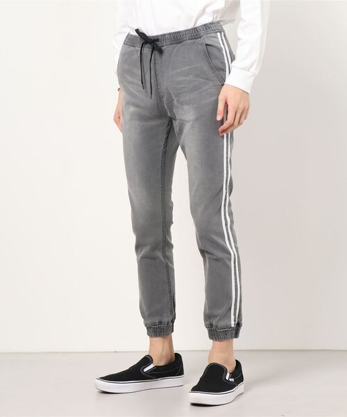 ANTIBAL（アンティバル）の「ANTIBALLISTIC/アンティバル　デニムジョガー ラインパンツ 212AN1LP029（デニムパンツ・メンズ・ネイビー/ブラック/グレー/ブルー・M/L/S）」の14枚目の写真