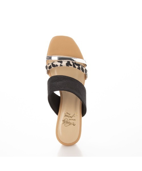 enchanted prima(エンチャンテッドプリマ)の「バイカラーストラップウエッジミュールサンダル(サンダル・レディース・ブルー/ブラックミックス/パイソン・LL/S/M/L)」の20枚目の写真