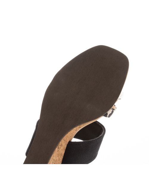 enchanted prima(エンチャンテッドプリマ)の「バイカラーストラップウエッジミュールサンダル(サンダル・レディース・ブルー/ブラックミックス/パイソン・LL/S/M/L)」の21枚目の写真