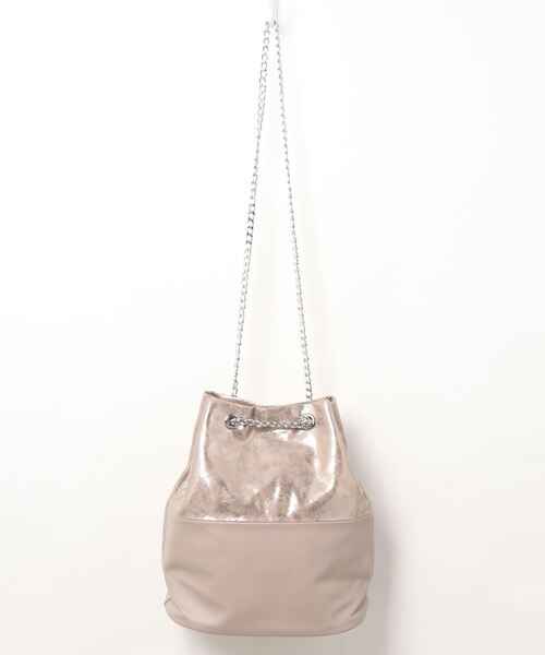 ground green store（グラウンドグリーンストア）の「YV / 098# / 2wayチェーントートバッグ（トートバッグ・レディース・ベージュ/カーキ/ホワイト・FREE）」の7枚目の写真