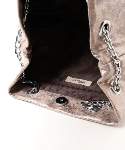 ground green store（グラウンドグリーンストア）の「YV / 098# / 2wayチェーントートバッグ（トートバッグ・レディース・ベージュ/カーキ/ホワイト・FREE）」の6枚目の写真