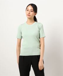 earth music&ecology | スタイリッシュニットTシャツ ＊(ニット/セーター)