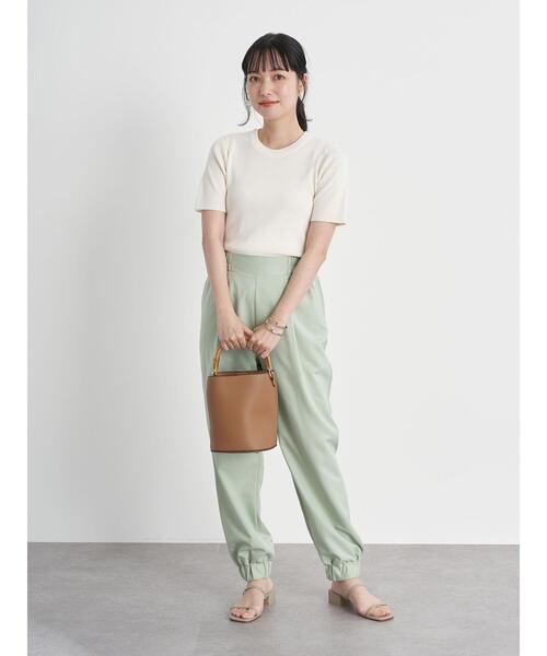 earth music&ecology（アースミュージックアンドエコロジー）の「スタイリッシュニットTシャツ ＊（ニット/セーター・レディース・アイボリー/モカ/ロイヤルブルー/ミント・FREE）」の20枚目の写真