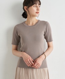 earth music&ecology | スタイリッシュニットTシャツ ＊(ニット/セーター)