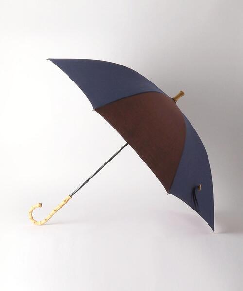 BEAUTY&YOUTH UNITED ARROWS(ビューティーアンドユースユナイテッドアローズ)の「BY パネルカラーパラソル2 ◆(長傘・レディース・ライトブルー/ブラウン/オフホワイト・FREE)」の2枚目の写真