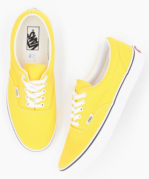 VANS(バンズ)の「VANS/ヴァンズ 型止めERA/エラ/スケート(スニーカー・メンズ・パープル/レモンイエロー・8/10/9)」の2枚目の写真