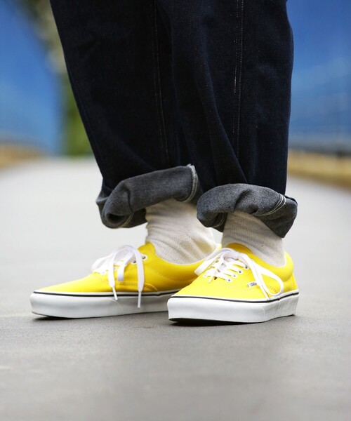 VANS(バンズ)の「VANS/ヴァンズ 型止めERA/エラ/スケート(スニーカー・メンズ・パープル/レモンイエロー・8/10/9)」の18枚目の写真