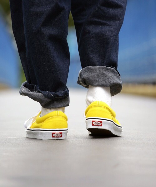 VANS(バンズ)の「VANS/ヴァンズ 型止めERA/エラ/スケート(スニーカー・メンズ・パープル/レモンイエロー・8/10/9)」の8枚目の写真