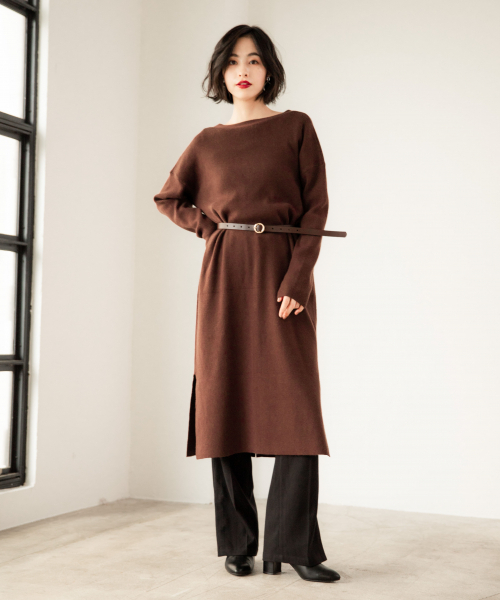 セール ブランド古着 ニットワンピース ワンピース Lowrys Farm ローリーズファーム のファッション通販 Zozoused