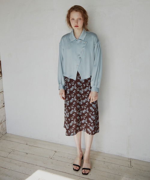 idem（イデム）の「flower camisole onepiece/フラワーキャミソールワンピース（ワンピース・レディース・イエロー/ブラウン・FREE）」の12枚目の写真