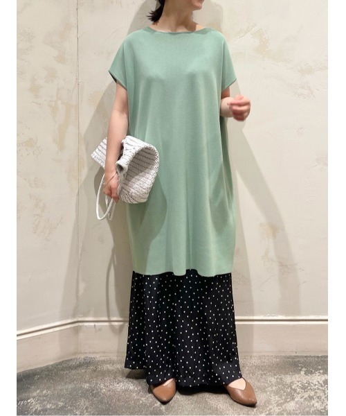 BEARDSLEY(ビアズリー)の「フレンチニットワンピース(ワンピース・レディース・ネイビー/グリーン系その他2・FREE)」の2枚目の写真