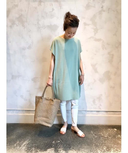 BEARDSLEY(ビアズリー)の「フレンチニットワンピース(ワンピース・レディース・ネイビー/グリーン系その他2・FREE)」の14枚目の写真