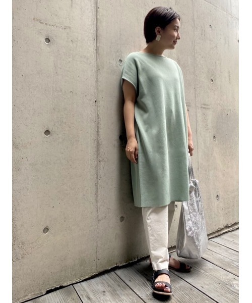 BEARDSLEY(ビアズリー)の「フレンチニットワンピース(ワンピース・レディース・ネイビー/グリーン系その他2・FREE)」の8枚目の写真