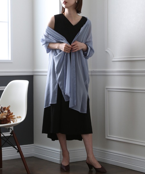 ElegChic(エレグシック)の「Aライン タック ワンピース(ワンピース・レディース・チャコールグレー/ブラック/モカ・4L/M/XL)」の10枚目の写真