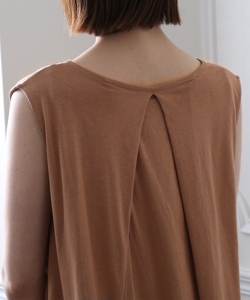 ElegChic(エレグシック)の「Aライン タック ワンピース(ワンピース・レディース・チャコールグレー/ブラック/モカ・4L/M/XL)」の16枚目の写真