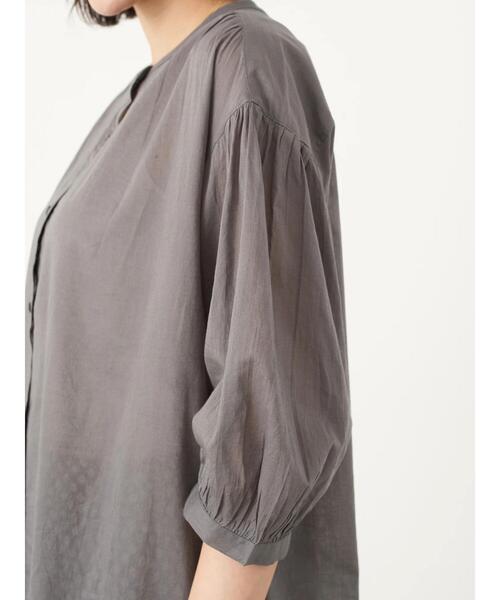 earth music&ecology（アースミュージックアンドエコロジー）の「ギャザーチュニック ＊（Tシャツ/カットソー・レディース・ホワイト系その他2/オレンジ/グレー/オフホワイト・FREE）」の16枚目の写真