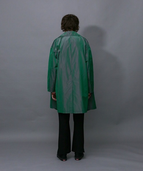 Iroquois(イロコイ)の「NY/E CHAMBRAY BIG P-COAT(ピーコート・メンズ・グリーン系その他/パープル系その他・1/2/3)」の5枚目の写真