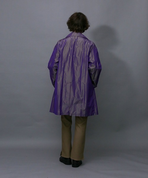 Iroquois(イロコイ)の「NY/E CHAMBRAY BIG P-COAT(ピーコート・メンズ・グリーン系その他/パープル系その他・1/2/3)」の11枚目の写真