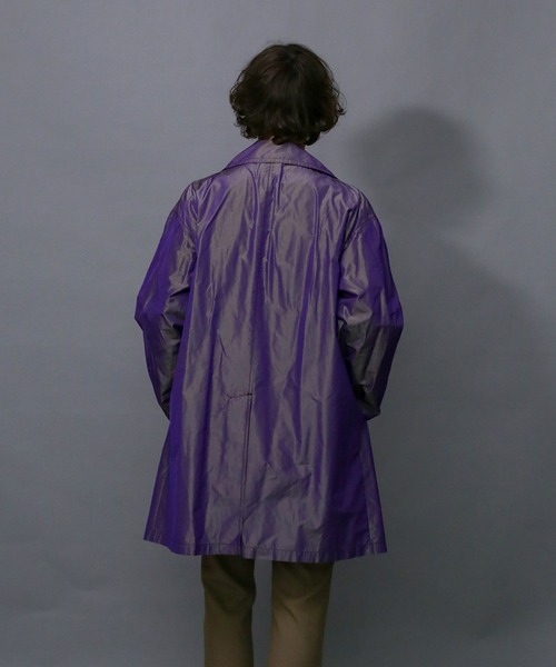 Iroquois(イロコイ)の「NY/E CHAMBRAY BIG P-COAT(ピーコート・メンズ・グリーン系その他/パープル系その他・1/2/3)」の7枚目の写真