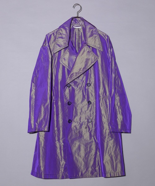 Iroquois(イロコイ)の「NY/E CHAMBRAY BIG P-COAT(ピーコート・メンズ・グリーン系その他/パープル系その他・1/2/3)」の15枚目の写真