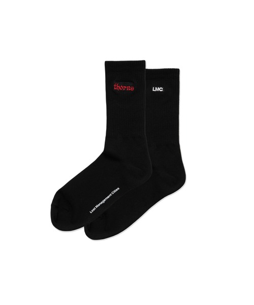 LMCの「THORNS SOCKS(ソックス/靴下・メンズ・ホワイト/ブラック・ONE SIZE)」の1枚目の写真