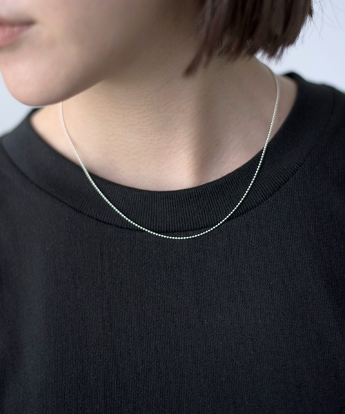 SETUP7（セットアップセブン）の「【SETUP7】シルバーチェーンネックレス　AD-9 SR NKS（ネックレス・レディース・シルバー・FREE）」の2枚目の写真