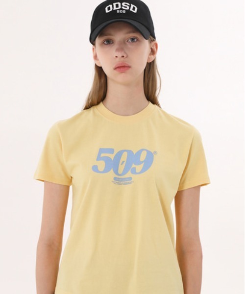 ODD STUDIO(オッドスタジオ)の「【ODD STUDIO】509 REGULAR FIT T-SHIRT / オッドスタジオ 509 レギュラーフィット Tシャツ(Tシャツ/カットソー・レディース・ホワイト/ブラック/イエロー・FREE)」の1枚目の写真