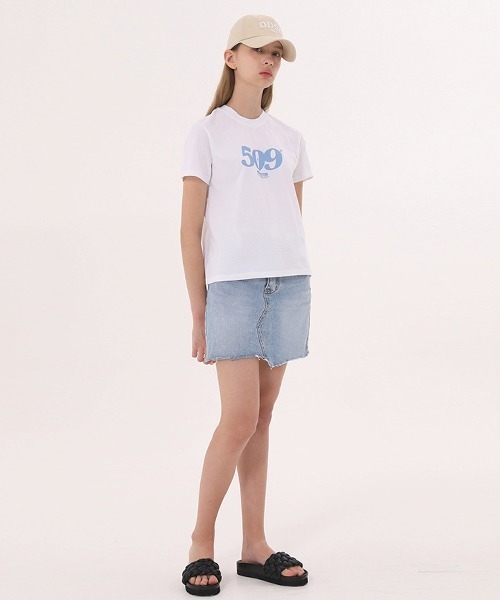 ODD STUDIO(オッドスタジオ)の「【ODD STUDIO】509 REGULAR FIT T-SHIRT / オッドスタジオ 509 レギュラーフィット Tシャツ(Tシャツ/カットソー・レディース・ホワイト/ブラック/イエロー・FREE)」の8枚目の写真