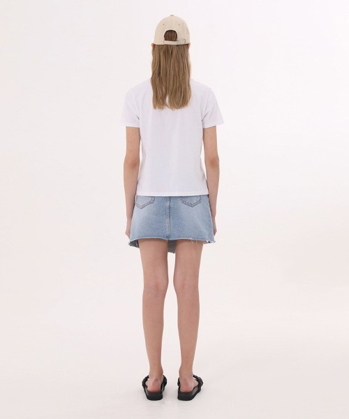 ODD STUDIO(オッドスタジオ)の「【ODD STUDIO】509 REGULAR FIT T-SHIRT / オッドスタジオ 509 レギュラーフィット Tシャツ(Tシャツ/カットソー・レディース・ホワイト/ブラック/イエロー・FREE)」の10枚目の写真