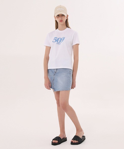 ODD STUDIO(オッドスタジオ)の「【ODD STUDIO】509 REGULAR FIT T-SHIRT / オッドスタジオ 509 レギュラーフィット Tシャツ(Tシャツ/カットソー・レディース・ホワイト/ブラック/イエロー・FREE)」の7枚目の写真
