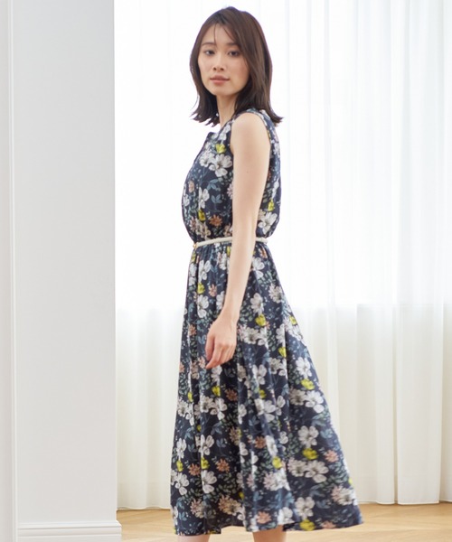 ANAYI（アナイ）の「フラワープリントロングワンピース（ワンピース