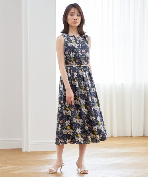 ANAYI（アナイ）の「フラワープリントロングワンピース（ワンピース