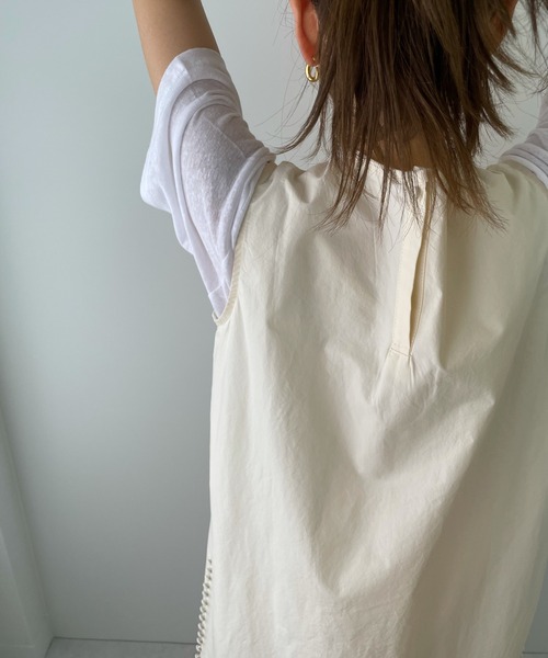 LE MORE(リモア)の「Uネックデザインベストワンピース(ワンピース・レディース・ベージュ/アイボリー・FREE)」の20枚目の写真
