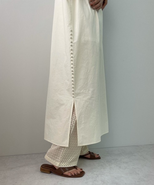 LE MORE(リモア)の「Uネックデザインベストワンピース(ワンピース・レディース・ベージュ/アイボリー・FREE)」の13枚目の写真